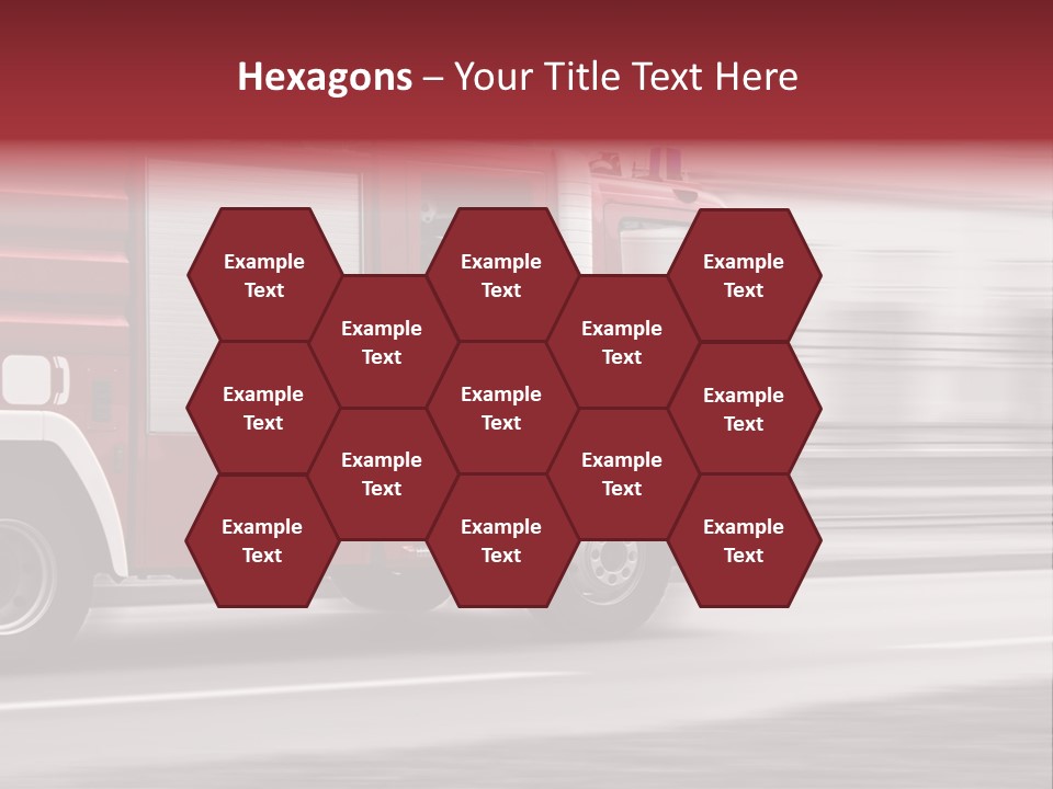 Outside Fire Danger PowerPoint Template