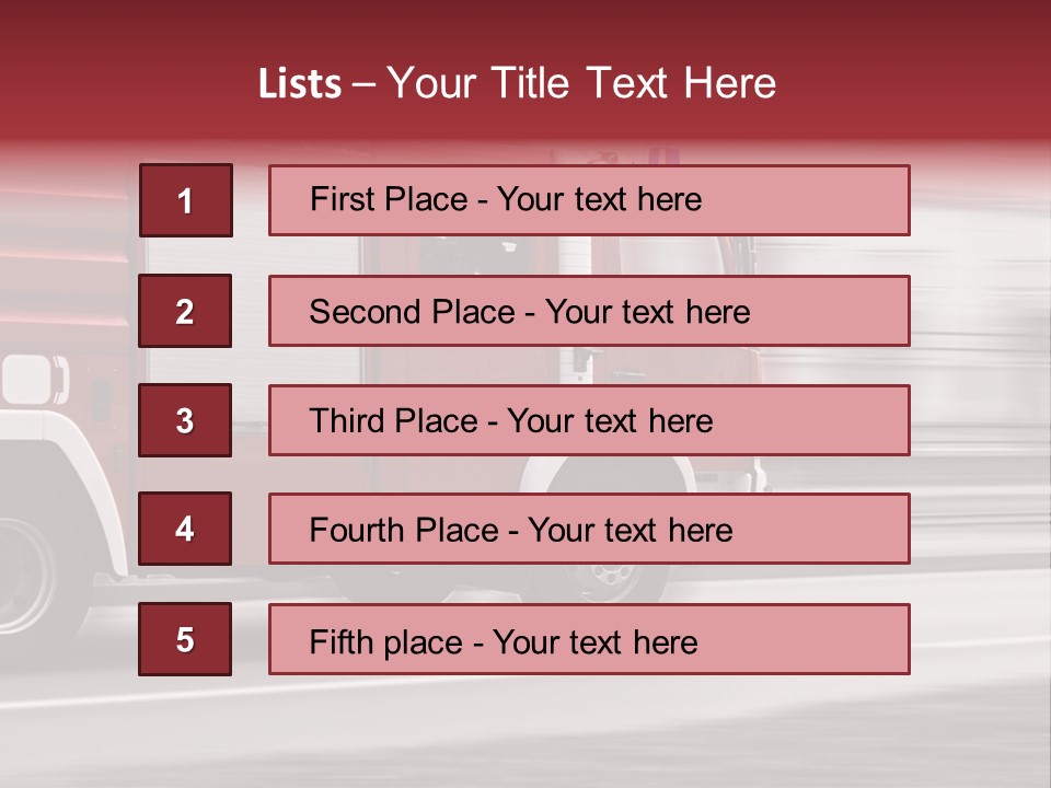 Outside Fire Danger PowerPoint Template
