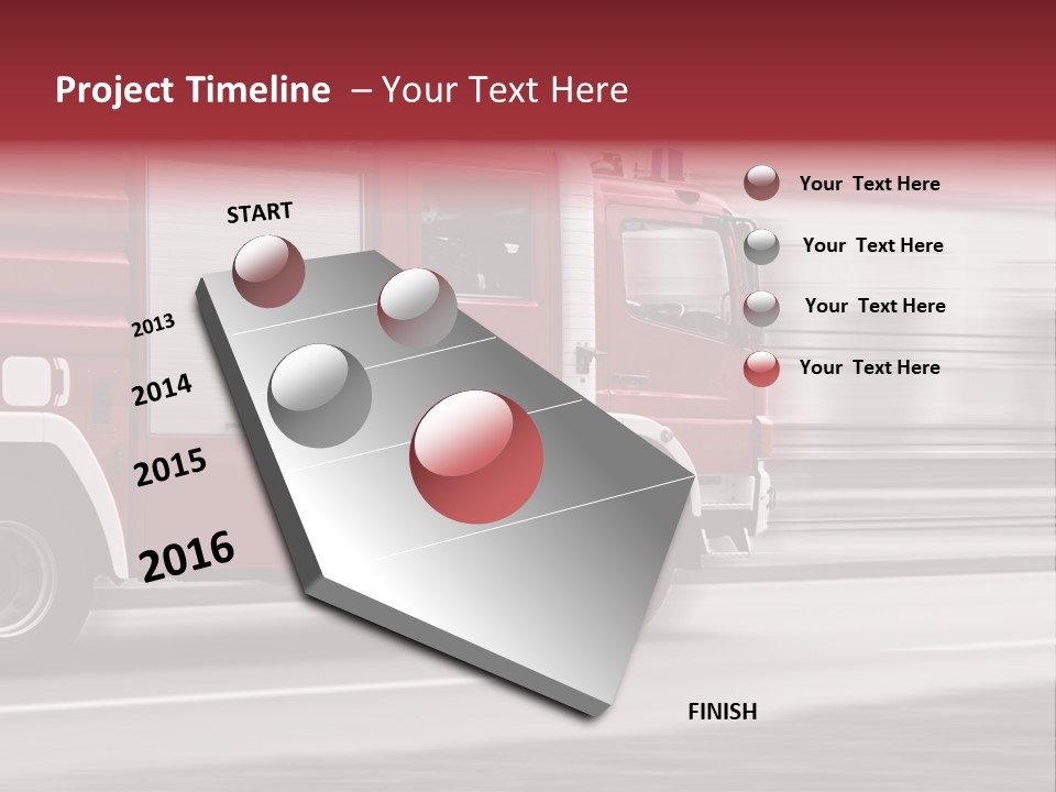 Outside Fire Danger PowerPoint Template