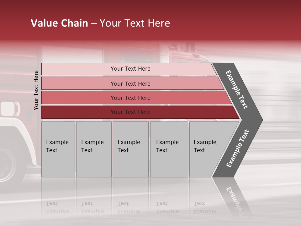 Outside Fire Danger PowerPoint Template