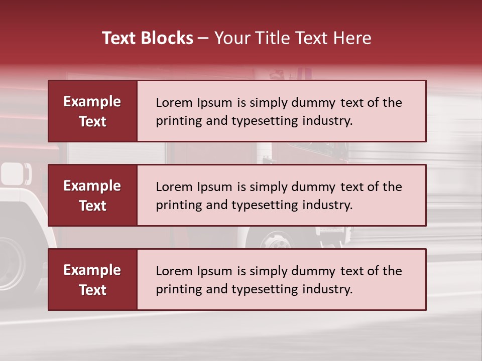 Outside Fire Danger PowerPoint Template