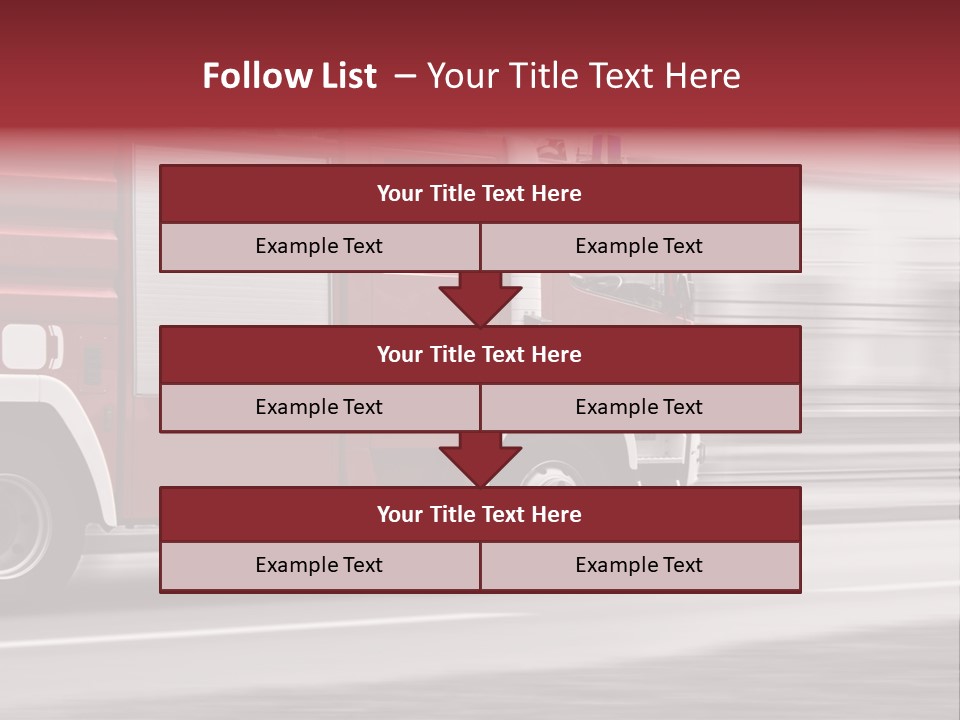 Outside Fire Danger PowerPoint Template
