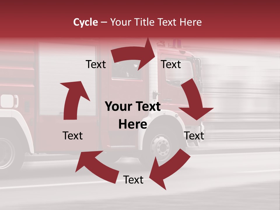 Outside Fire Danger PowerPoint Template