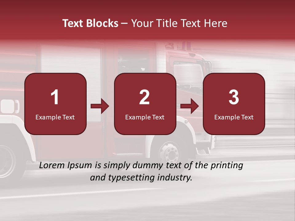 Outside Fire Danger PowerPoint Template