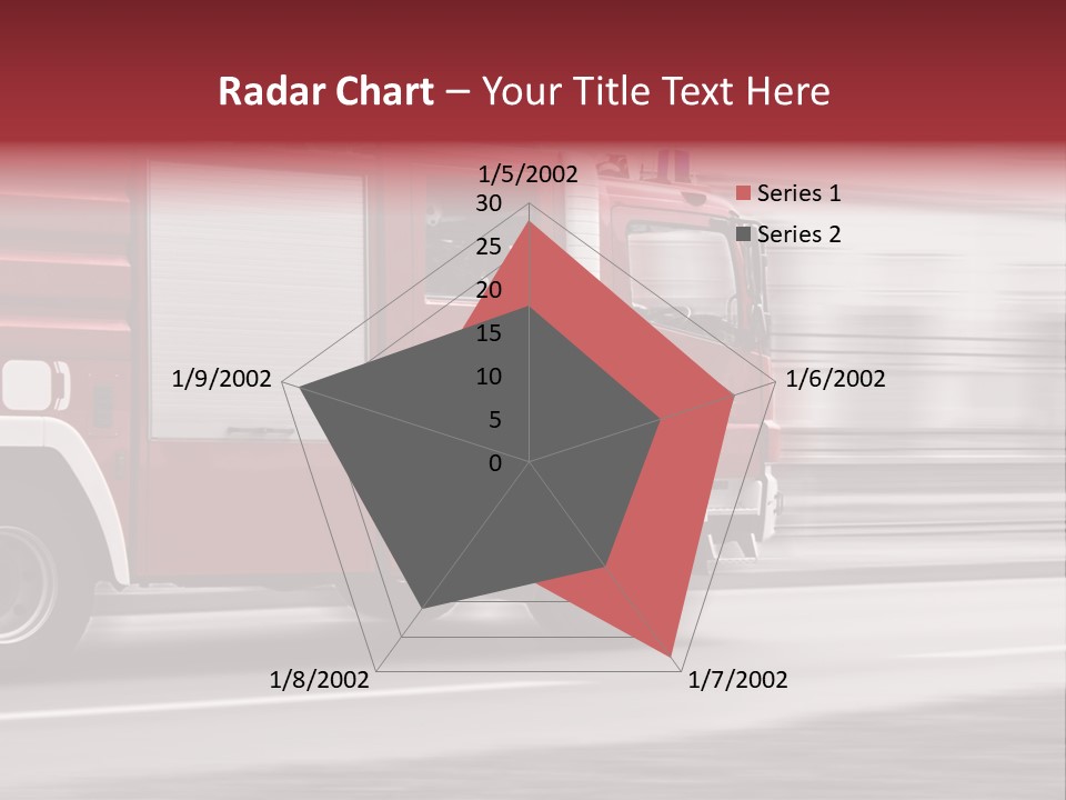 Outside Fire Danger PowerPoint Template