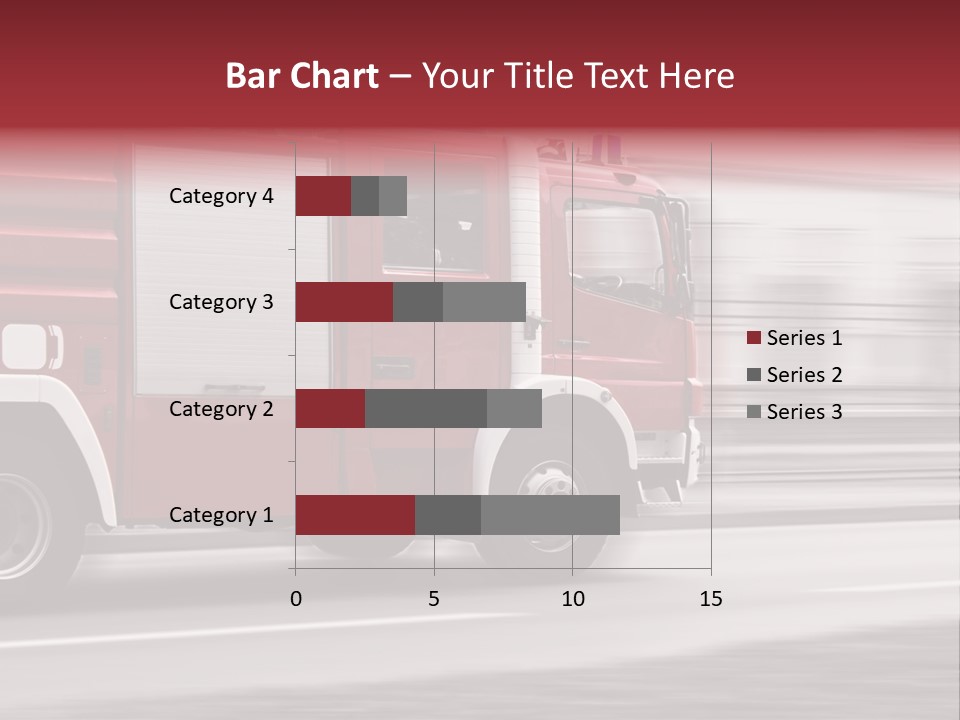 Outside Fire Danger PowerPoint Template