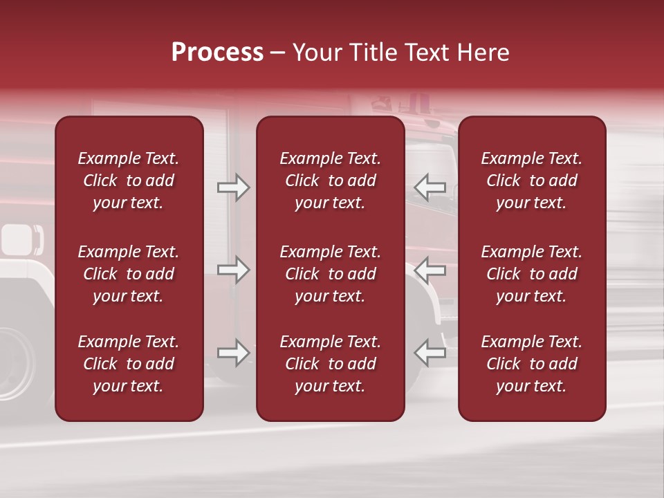 Outside Fire Danger PowerPoint Template