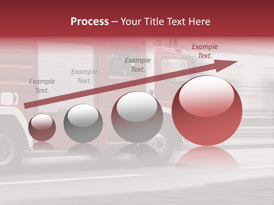 Outside Fire Danger PowerPoint Template