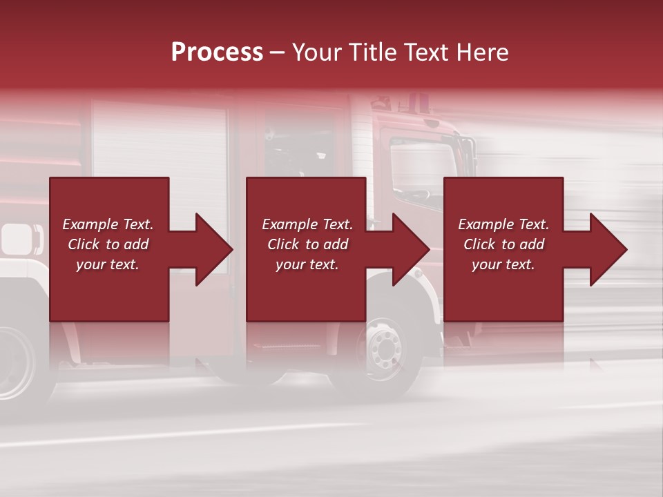 Outside Fire Danger PowerPoint Template