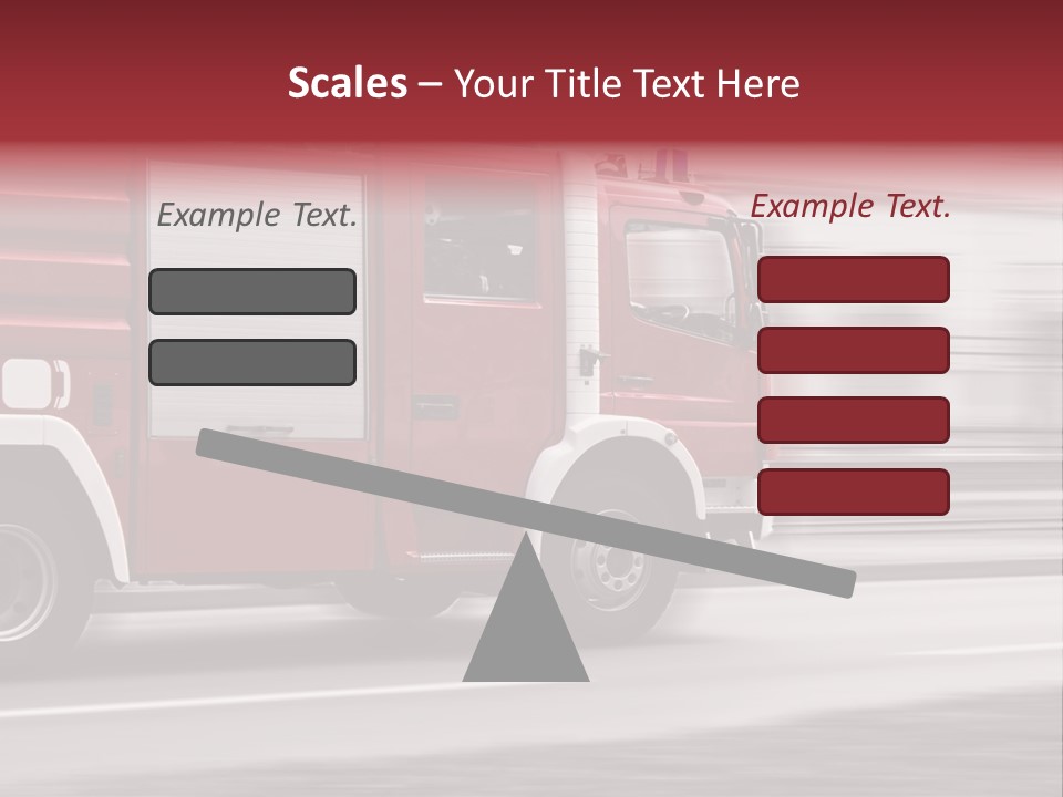 Outside Fire Danger PowerPoint Template