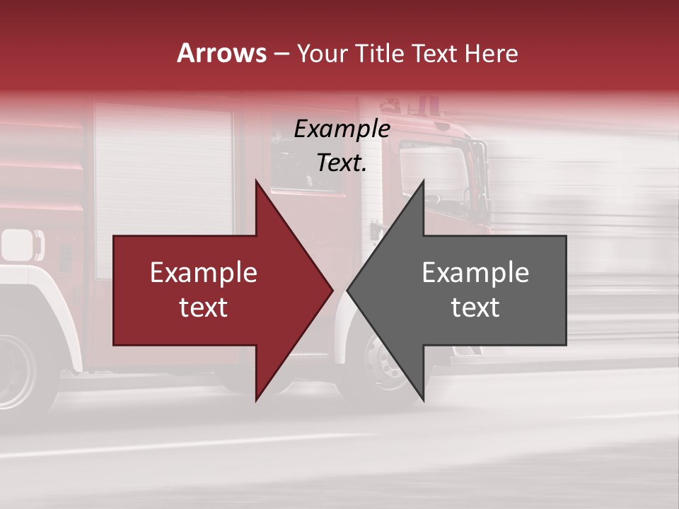 Outside Fire Danger PowerPoint Template