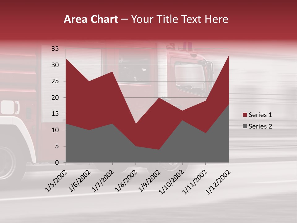 Outside Fire Danger PowerPoint Template