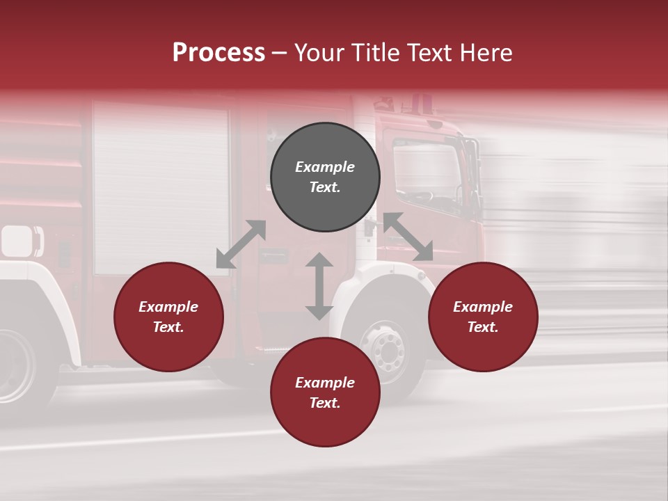 Outside Fire Danger PowerPoint Template