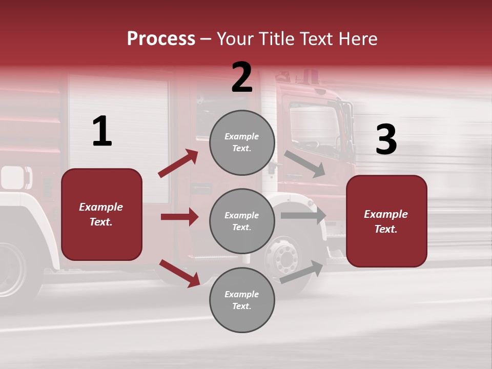 Outside Fire Danger PowerPoint Template
