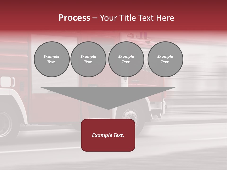 Outside Fire Danger PowerPoint Template