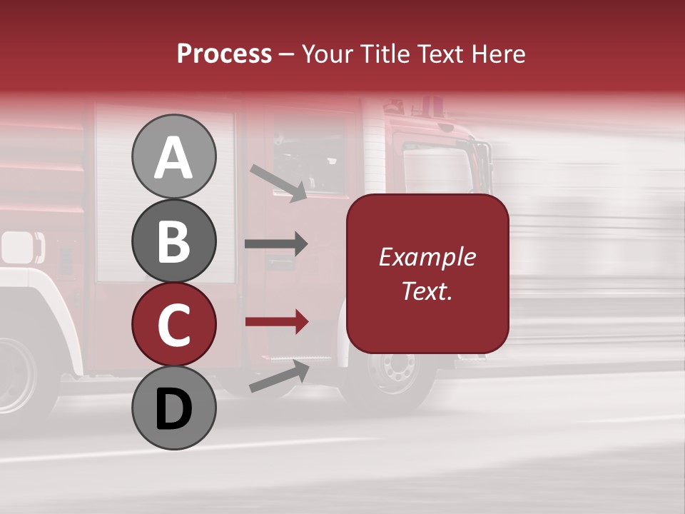 Outside Fire Danger PowerPoint Template