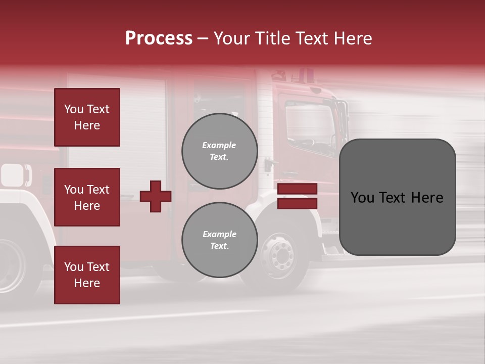 Outside Fire Danger PowerPoint Template