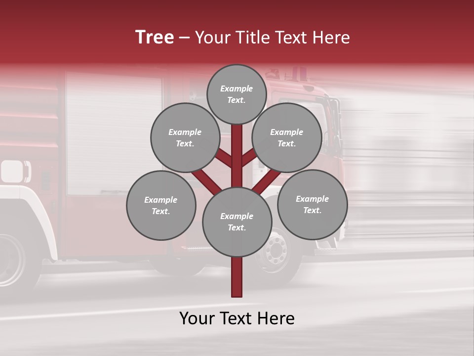 Outside Fire Danger PowerPoint Template