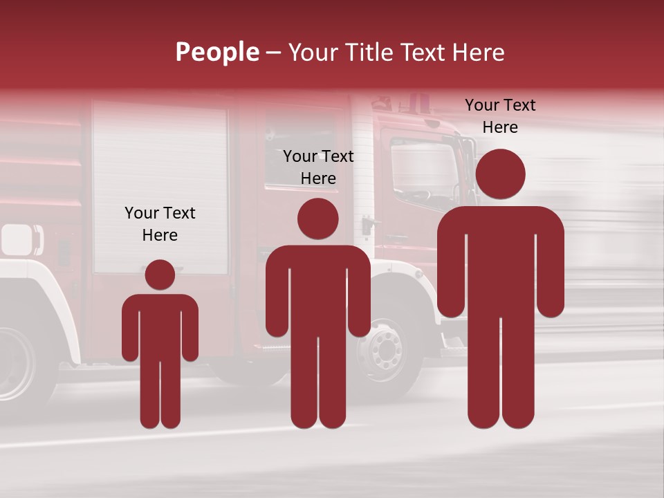 Outside Fire Danger PowerPoint Template