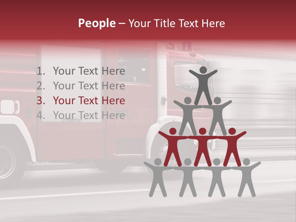 Outside Fire Danger PowerPoint Template