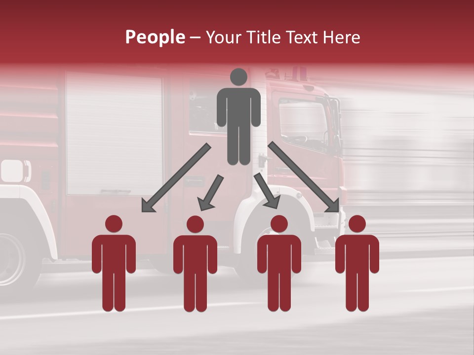 Outside Fire Danger PowerPoint Template