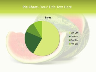 Striped Ripe Food PowerPoint Template