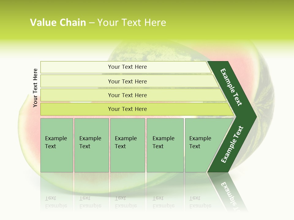 Striped Ripe Food PowerPoint Template