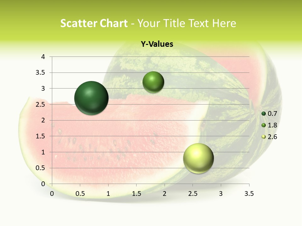 Striped Ripe Food PowerPoint Template