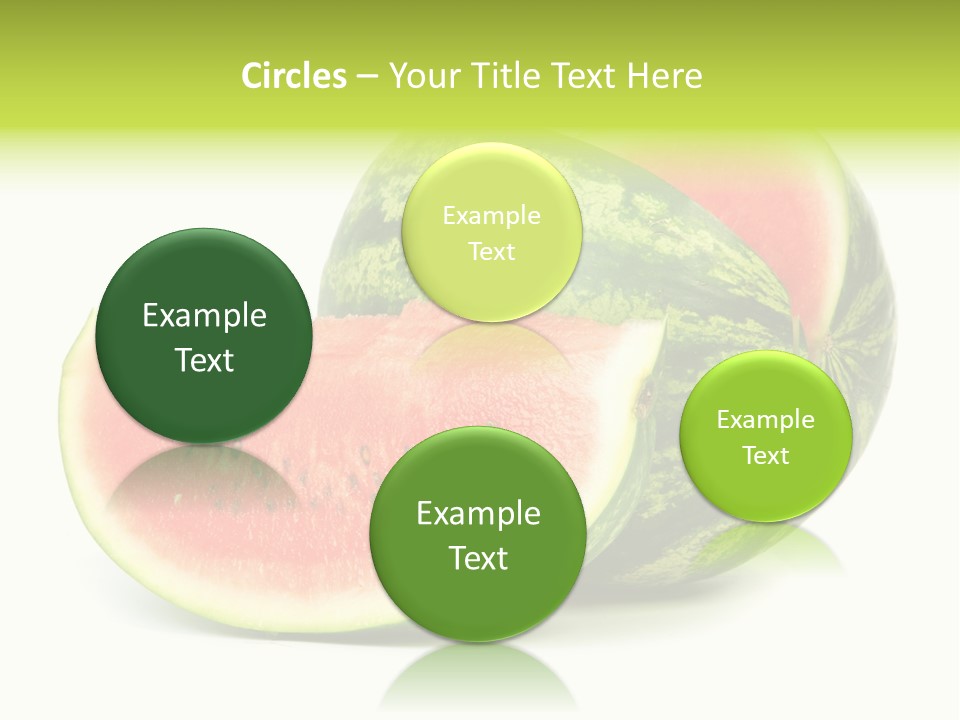 Striped Ripe Food PowerPoint Template