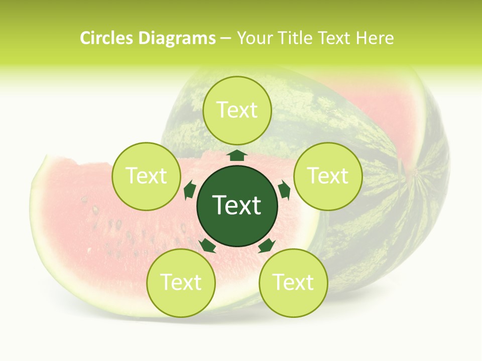 Striped Ripe Food PowerPoint Template