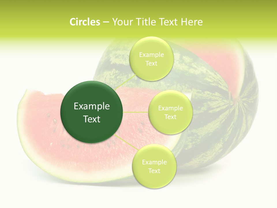 Striped Ripe Food PowerPoint Template