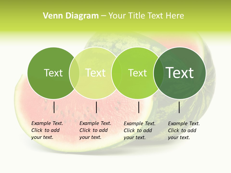 Striped Ripe Food PowerPoint Template