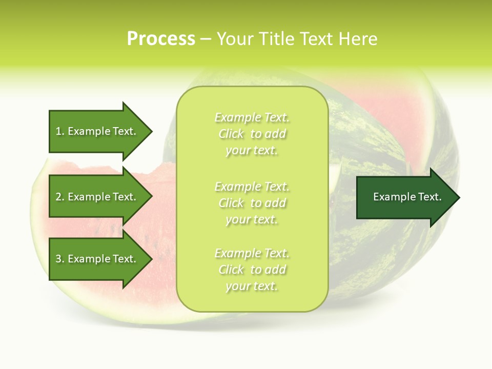 Striped Ripe Food PowerPoint Template