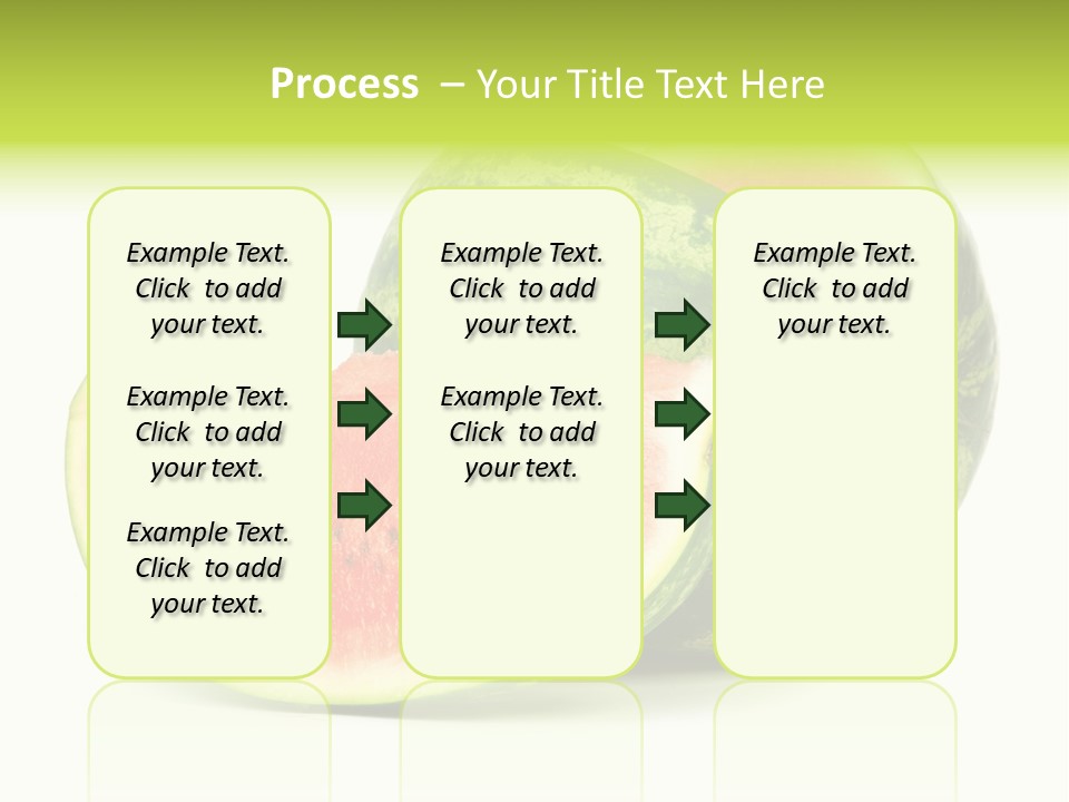 Striped Ripe Food PowerPoint Template