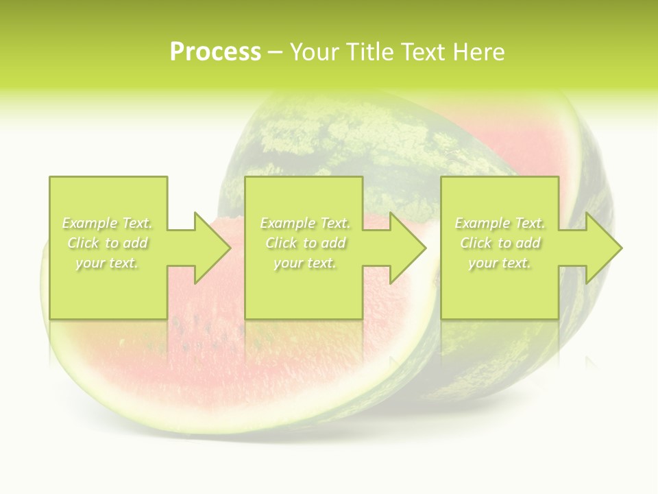 Striped Ripe Food PowerPoint Template