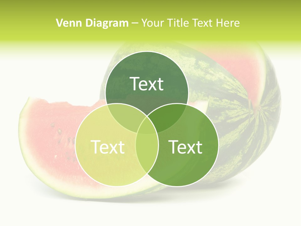 Striped Ripe Food PowerPoint Template