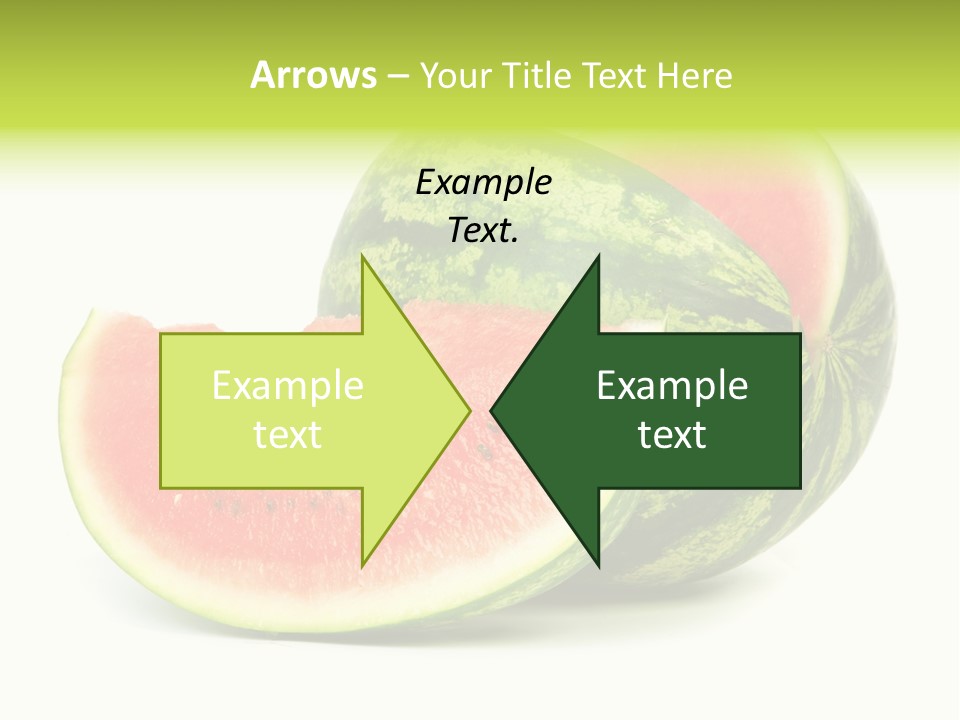 Striped Ripe Food PowerPoint Template