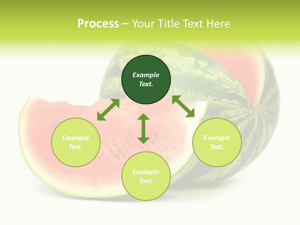 Striped Ripe Food PowerPoint Template
