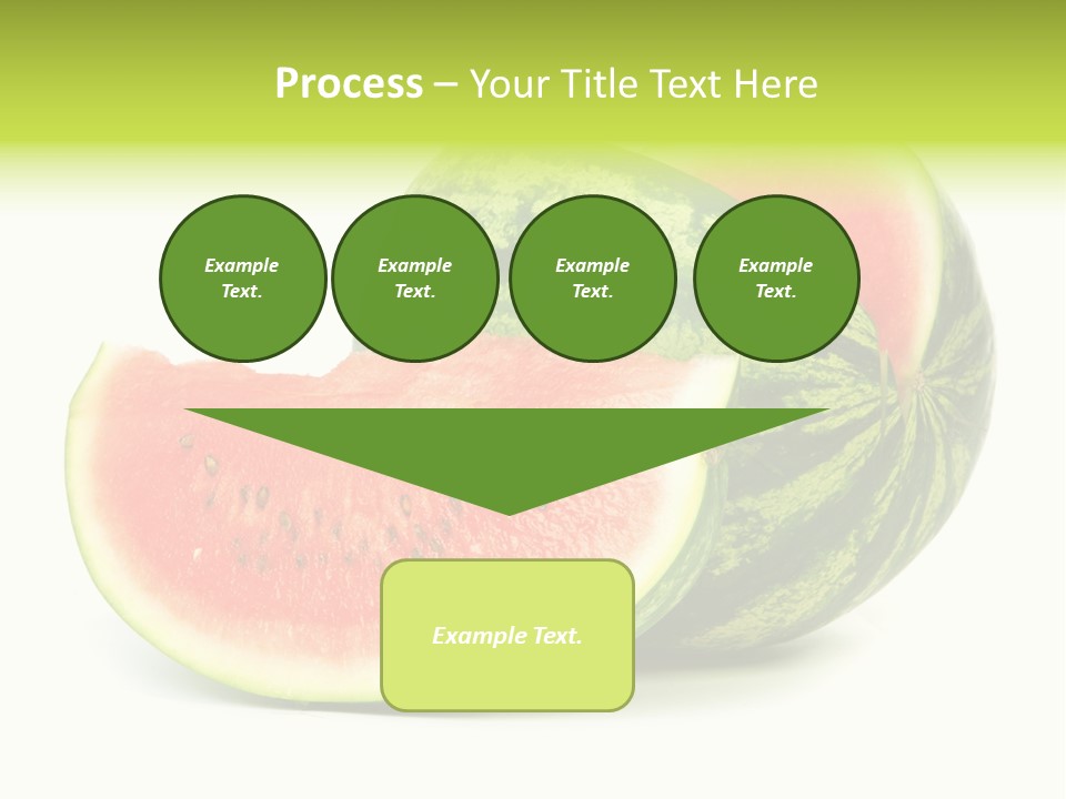 Striped Ripe Food PowerPoint Template