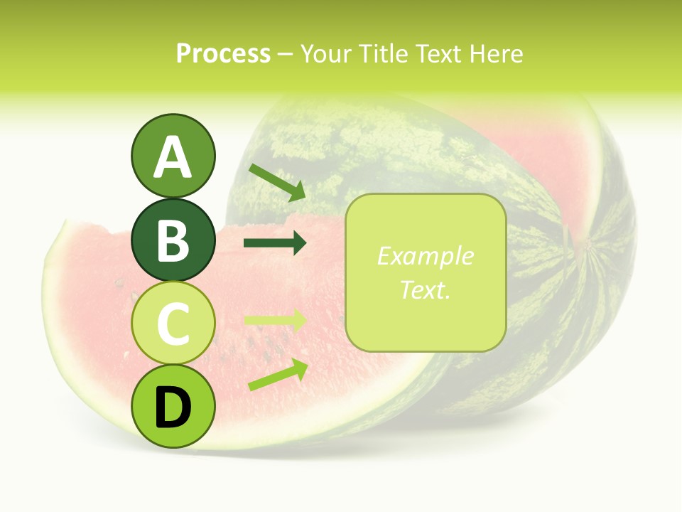 Striped Ripe Food PowerPoint Template