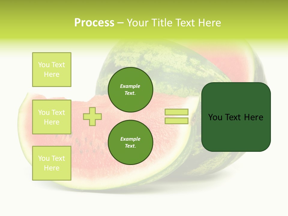 Striped Ripe Food PowerPoint Template