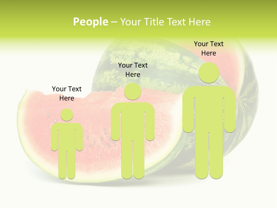 Striped Ripe Food PowerPoint Template