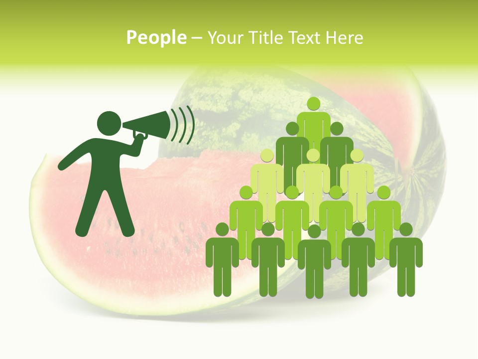 Striped Ripe Food PowerPoint Template