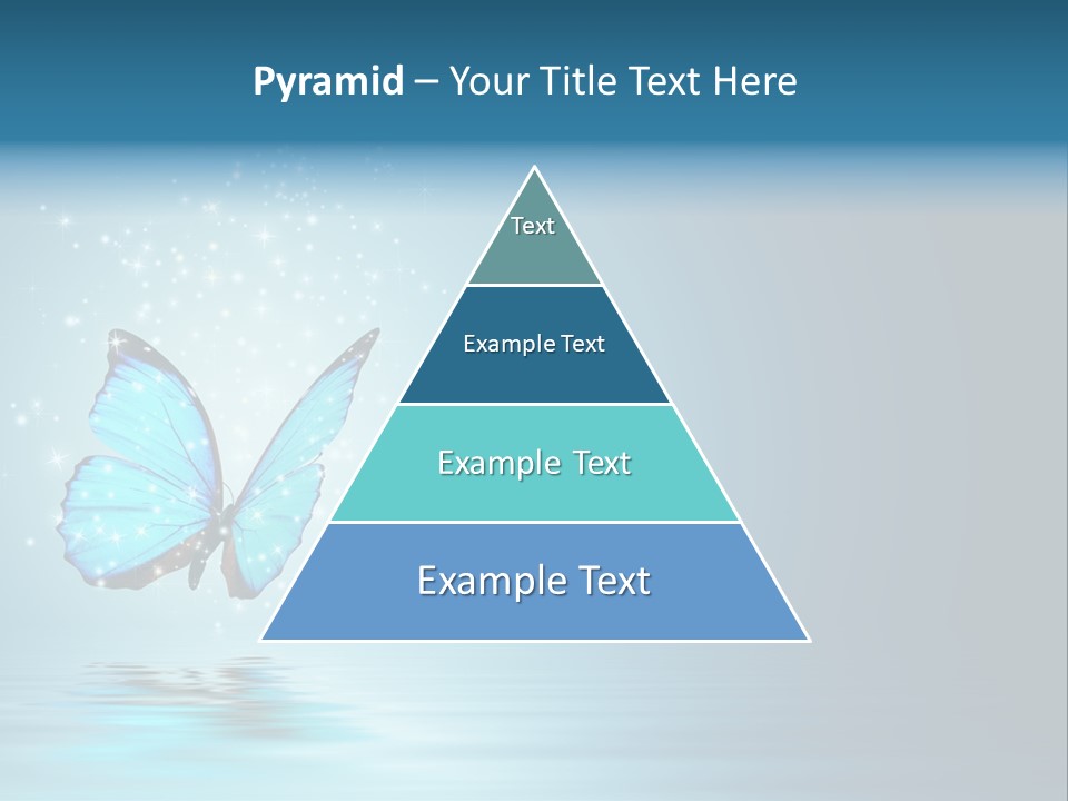 Blue Fly Colorful PowerPoint Template