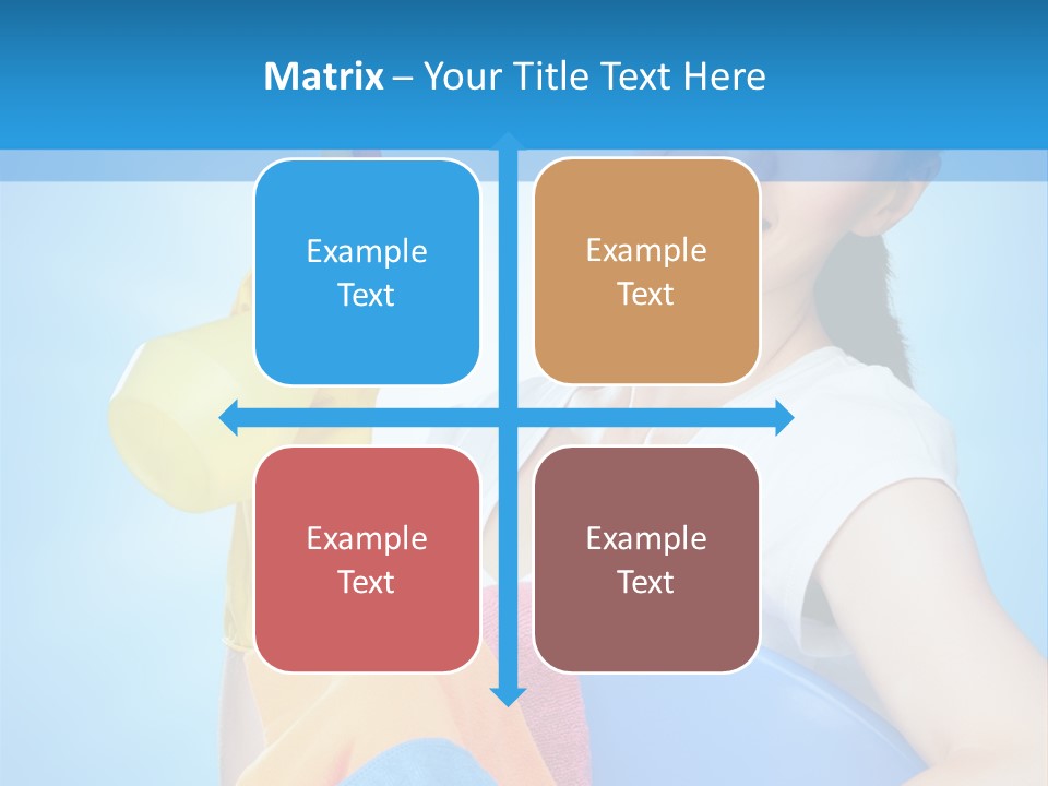 Housewife Chore Young PowerPoint Template