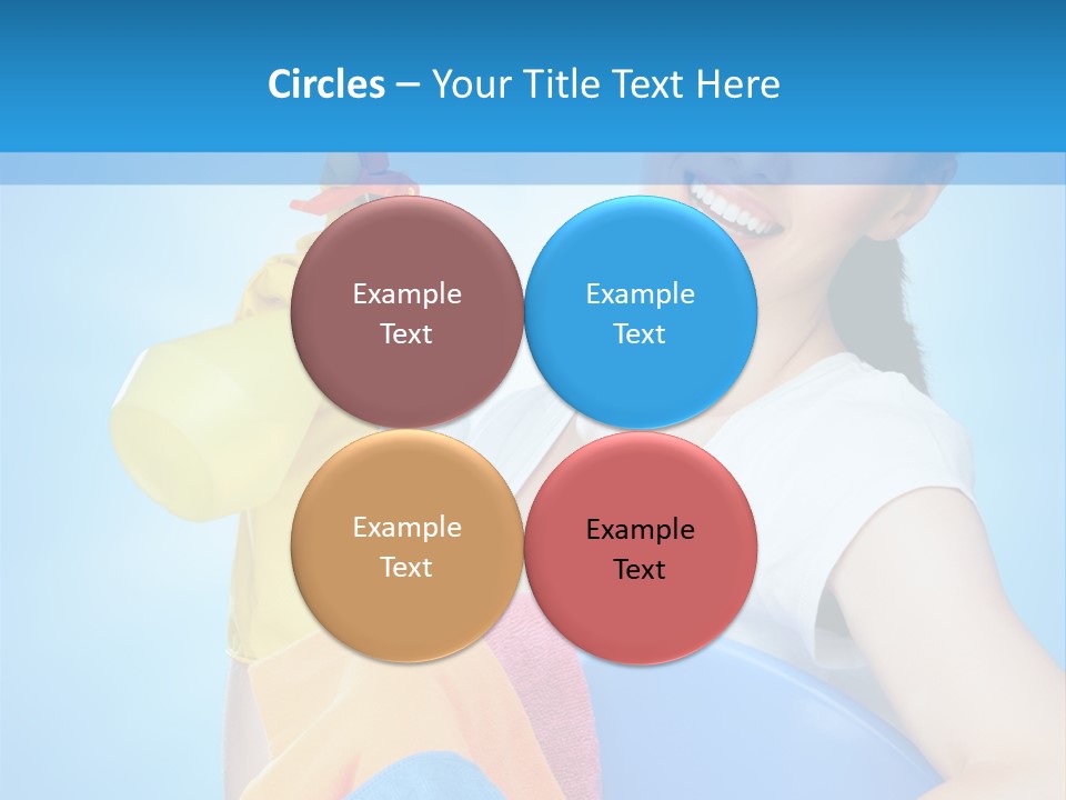 Housewife Chore Young PowerPoint Template