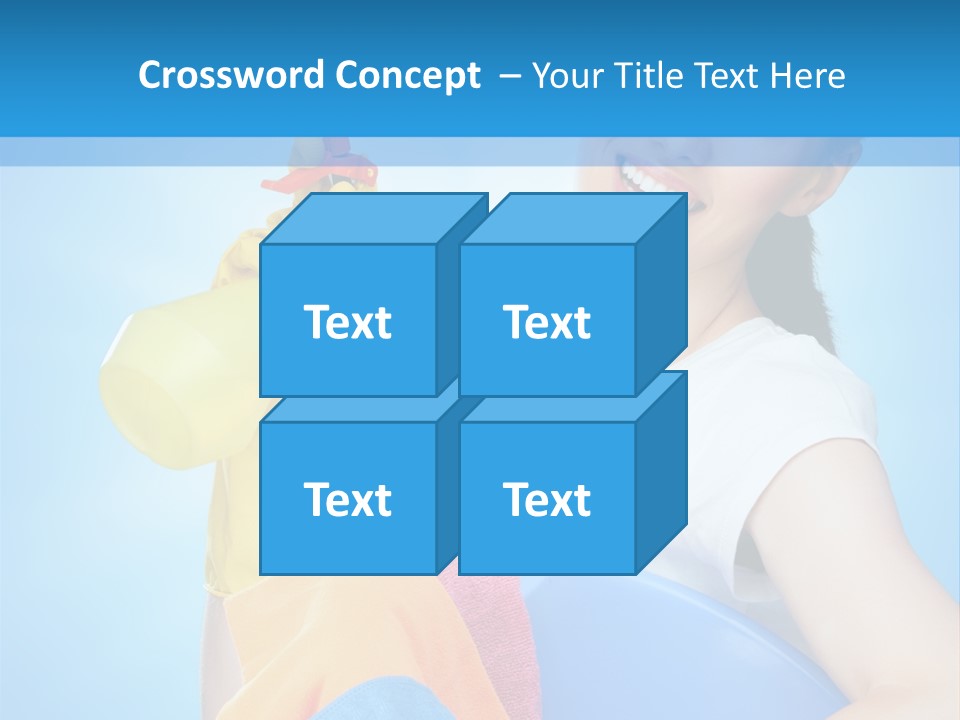 Housewife Chore Young PowerPoint Template