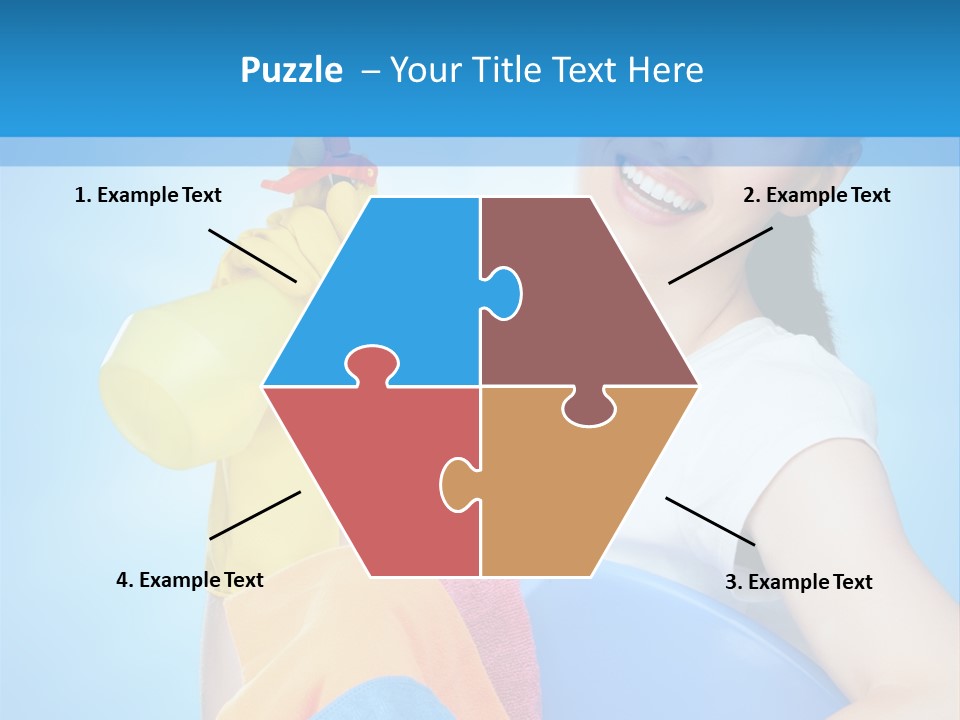 Housewife Chore Young PowerPoint Template