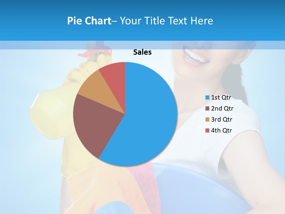 Housewife Chore Young PowerPoint Template