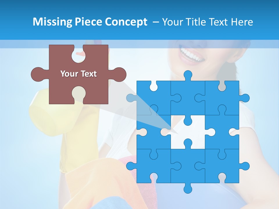 Housewife Chore Young PowerPoint Template